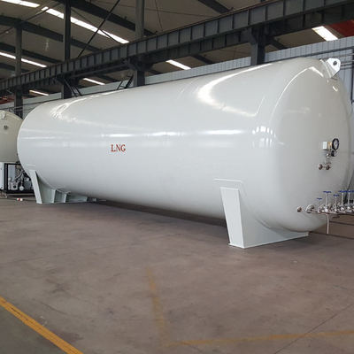 Tanque de armazenamento criogênico horizontal 20m3 0.8mpa de aço inoxidável