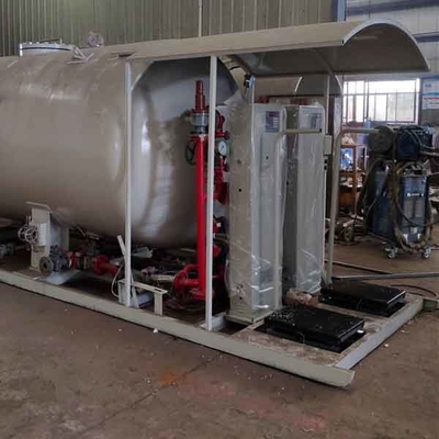 Estações de reabastecimento portáteis do posto de gasolina de gás 12m3 de 10m3 LPG LPG