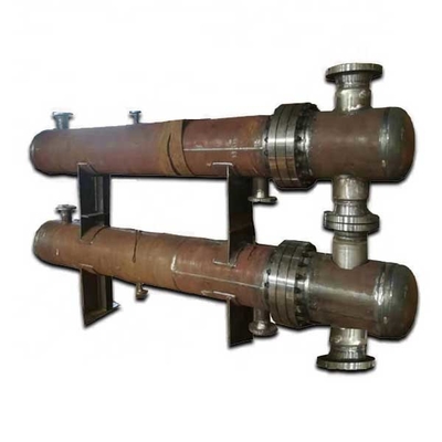 condensador do vapor do permutador de calor 0.8-2.0mm da folha de tubo 7.5kw dobro