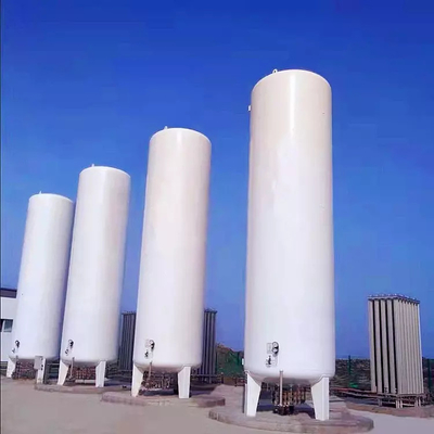Tanque de armazenamento líquido criogênico vertical de Q245R para transportar o nitrogênio