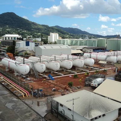 Tanque de armazenamento de gás GLP de aço carbono com capacidade de 100 cbm