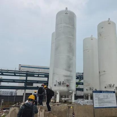 Cilindro/Tanque de Armazenamento de Gás LNG/CNG/GLP de Aço ASME Criogênico Atmosférico de 100-20000L
