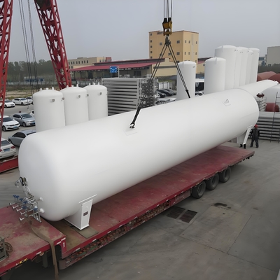 Tanque de transporte criogênico vertical de 5 M3-300 M3 para Gás Natural Liquefeito (GNL)