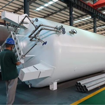 Tanque de armazenamento criogénico de 30 m3 para oxigénio líquido, nitrogénio e argônio