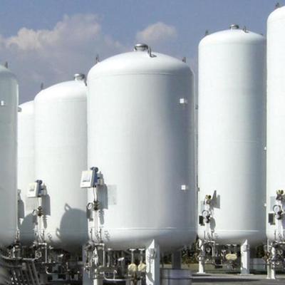Tanque de armazenamento vertical criogênico de nitrogênio líquido de 1000L 1,6MPa