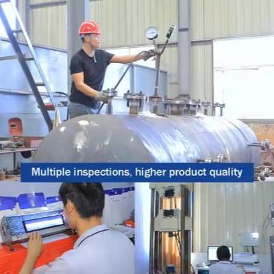 Tanque de armazenamento criogénico 5-200 m3 Capacidade de oxigénio, nitrogénio e argônio