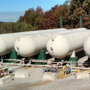 Tanque de armazenamento de oxigénio líquido criogénico vertical de 10 m3 1.6 MPa 304 aço inoxidável