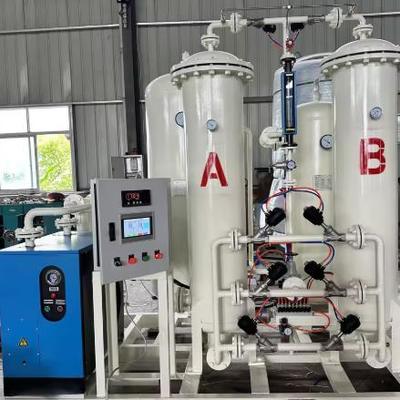Gerador de oxigénio PSA com 8-10 anos de vida útil Fornecimento de energia 220V/50Hz e temperatura de funcionamento de 5-45°C para uso industrial