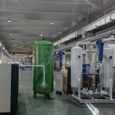 Gerador de nitrogênio PSA para produção de vidro de alta pureza 99,999% 90nm3/h com ponto de orvalho ≤-40℃