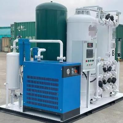 Gerador de oxigénio PSA específico para hospitais com sistema de controlo PLC e construção de aço inoxidável para abastecimento médico de oxigénio