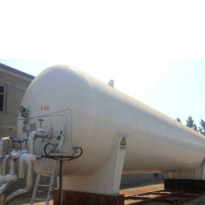 Tanque de armazenamento criogênico horizontal 20m3 0.8mpa de aço inoxidável