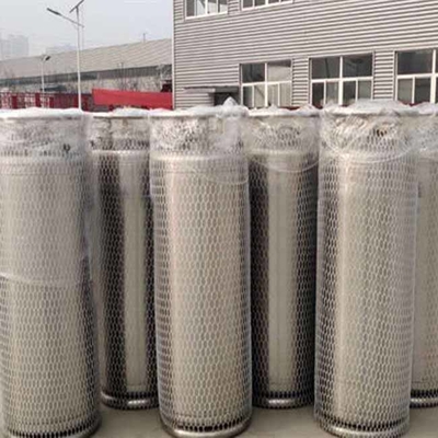Cilindro criogênico 210l do vaso Dewar do produto comestível, tanques de oxigênio removíveis do vaso Dewar