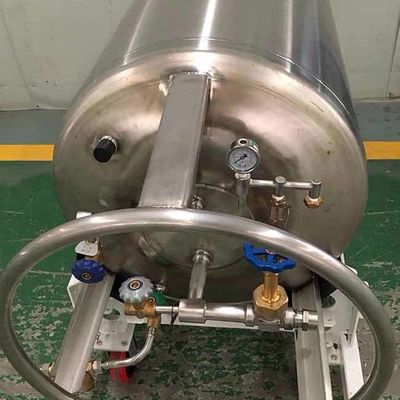 vaso Dewar da construção da pressão do tanque do nitrogênio 164-500L líquido 210 litros