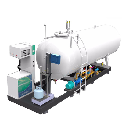 Posto de gasolina de 2,5 toneladas do gás do LPG 5000 litros de medidor cúbico de 5-200