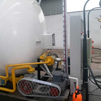 Q345R 10 de LP do gás toneladas de estações do reenchimento, auto posto de gasolina de gás 1.77Mpa