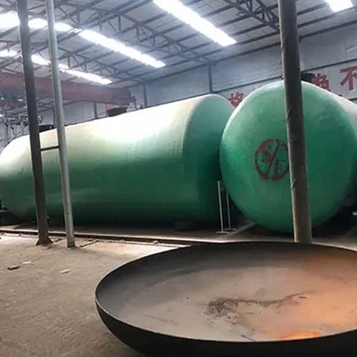 plástico subterrâneo do vidro FRP da dupla camada do tanque de armazenamento do fuel-óleo de 30m3 40m3