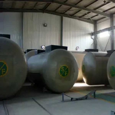 plástico da fibra de vidro FRP do tanque de armazenamento 70m3 do fuel-óleo 100cbm SF
