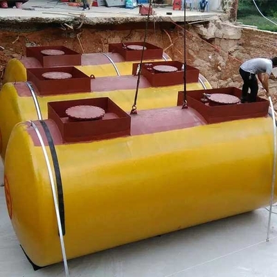 tanques de armazenamento maiorias do óleo do aço de 3000L Q235, tanques de óleo maiorias da parede do dobro 42000l