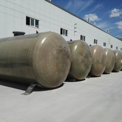 anti-corrosivo dobro da parede do tanque de óleo da fibra de vidro de 235B FRP subterrâneo de 1000 litros