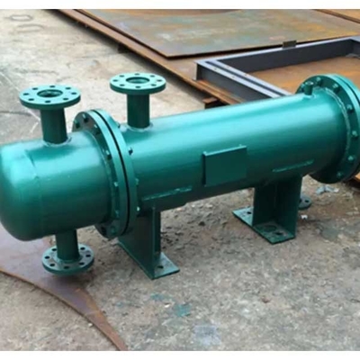 Condensador tubular dobro espiral do permutador de calor 4.0m3/H 8.0m3/H da folha de tubo
