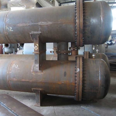 condensador do vapor do permutador de calor 0.8-2.0mm da folha de tubo 7.5kw dobro