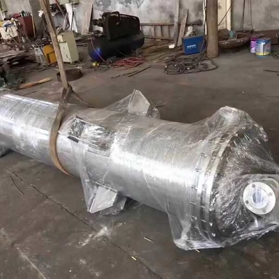 Permutador de calor de aço inoxidável 220V da folha de tubo dobro de SS316L tubular