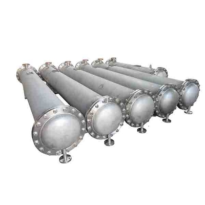 Gr1 Gr2 Shell Type Evaporator, parede dobro Shell And Tube Heat Exchanger