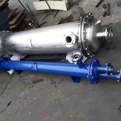condensador de 2.5Mpa Shell And Tube Water Cooled, permutador de calor do tubo de SS316L